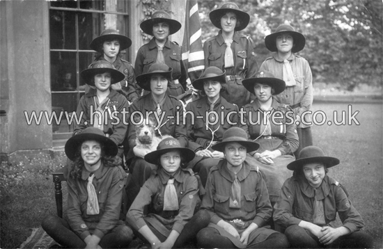 Girl Guides, Captain Miss M Russell, Dedham, Essex. c.